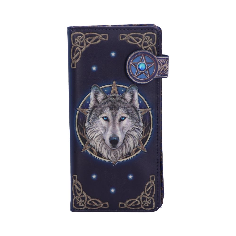 Lisa Parker Wild One Wolf Embossed Purse Wallet LP 18.5cm 1