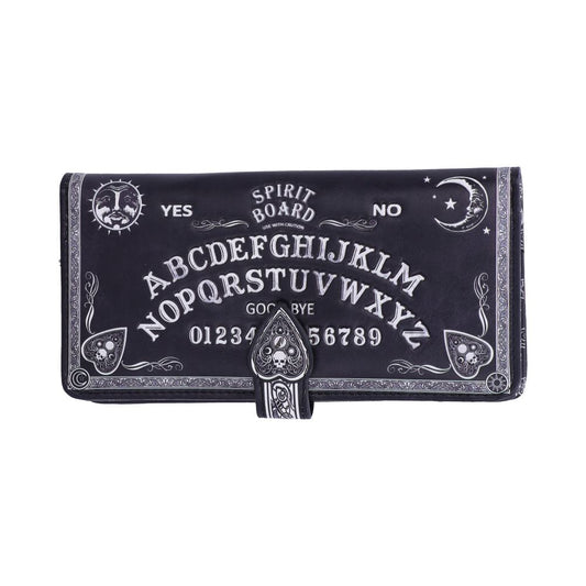 Spirit Board Embossed Purse Ouija Wallet Black 18.5cm Nemesis Now 1