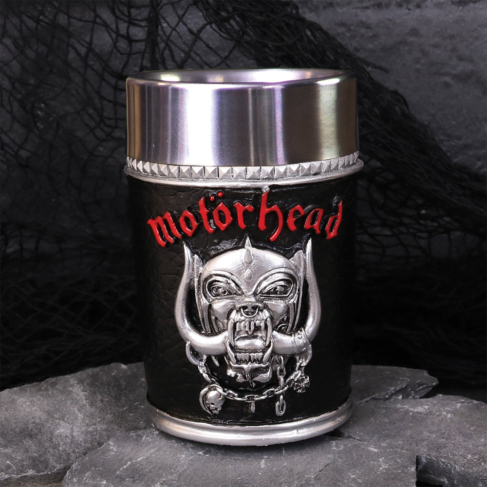 Motorhead Ace of Spades Warpig Shot Glass Merchandise 8cm Officially Licensed 8