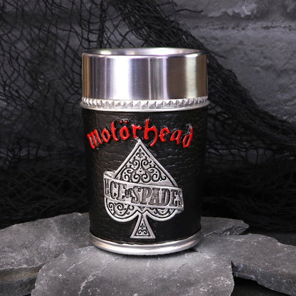 Motorhead Ace of Spades Warpig Shot Glass Merchandise 8cm Officially Licensed 9