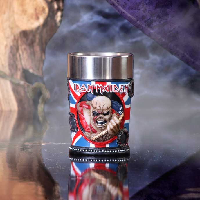 Iron Maiden Eddie The Trooper Shot Glass Merchandise 7cm Officially Licensed 8