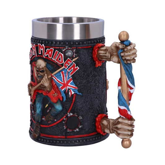 Iron Maiden Eddie The Trooper Tankard Mug Merchandise 14cm Officially Licensed 2
