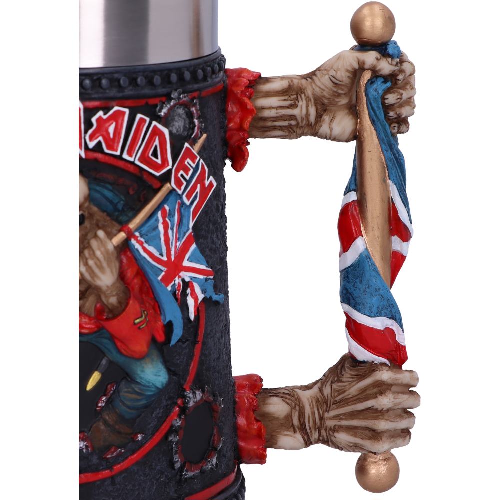Iron Maiden Eddie The Trooper Tankard Mug Merchandise 14cm Officially Licensed 6