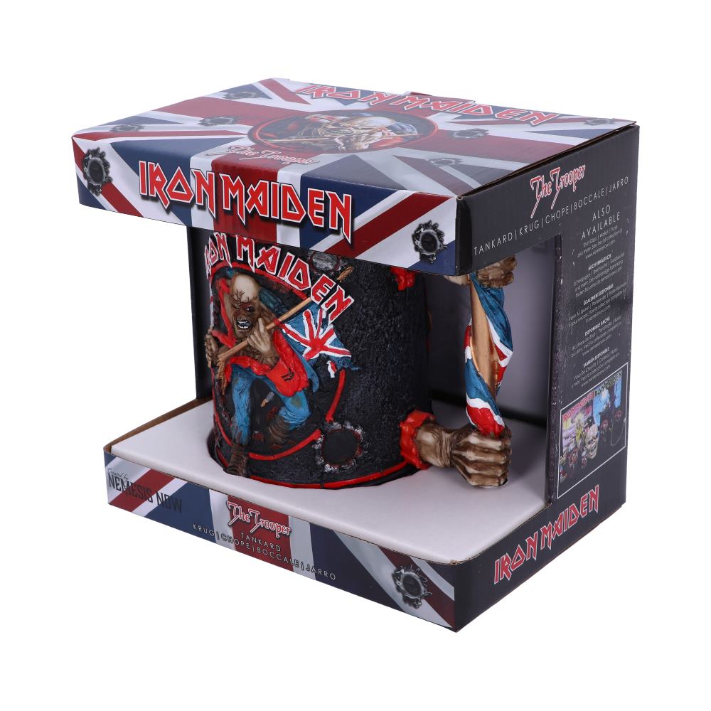 Iron Maiden Eddie The Trooper Tankard Mug Merchandise 14cm Officially Licensed 7