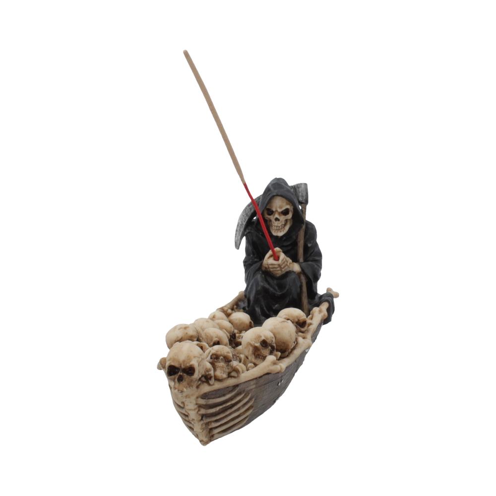 The Ferryman Grim Reaper River Styx Skeleton Incense Holder 2