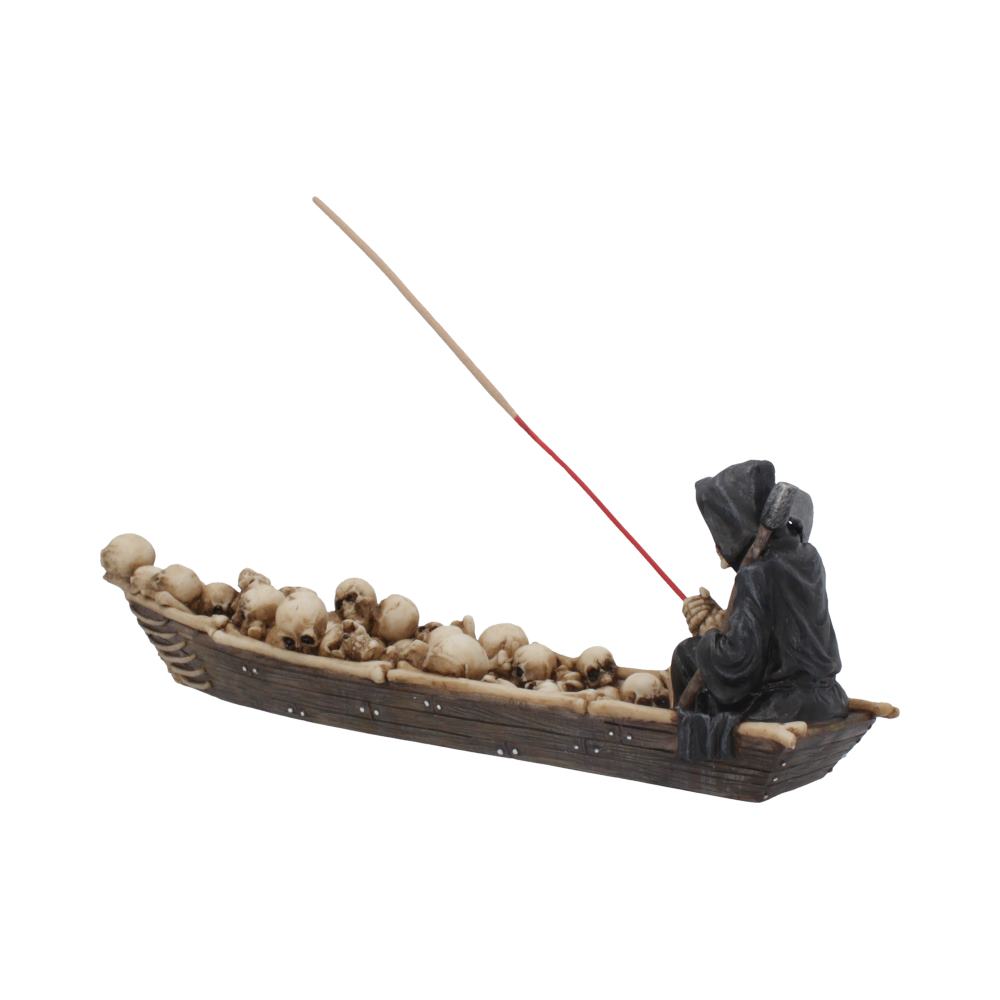 The Ferryman Grim Reaper River Styx Skeleton Incense Holder 4