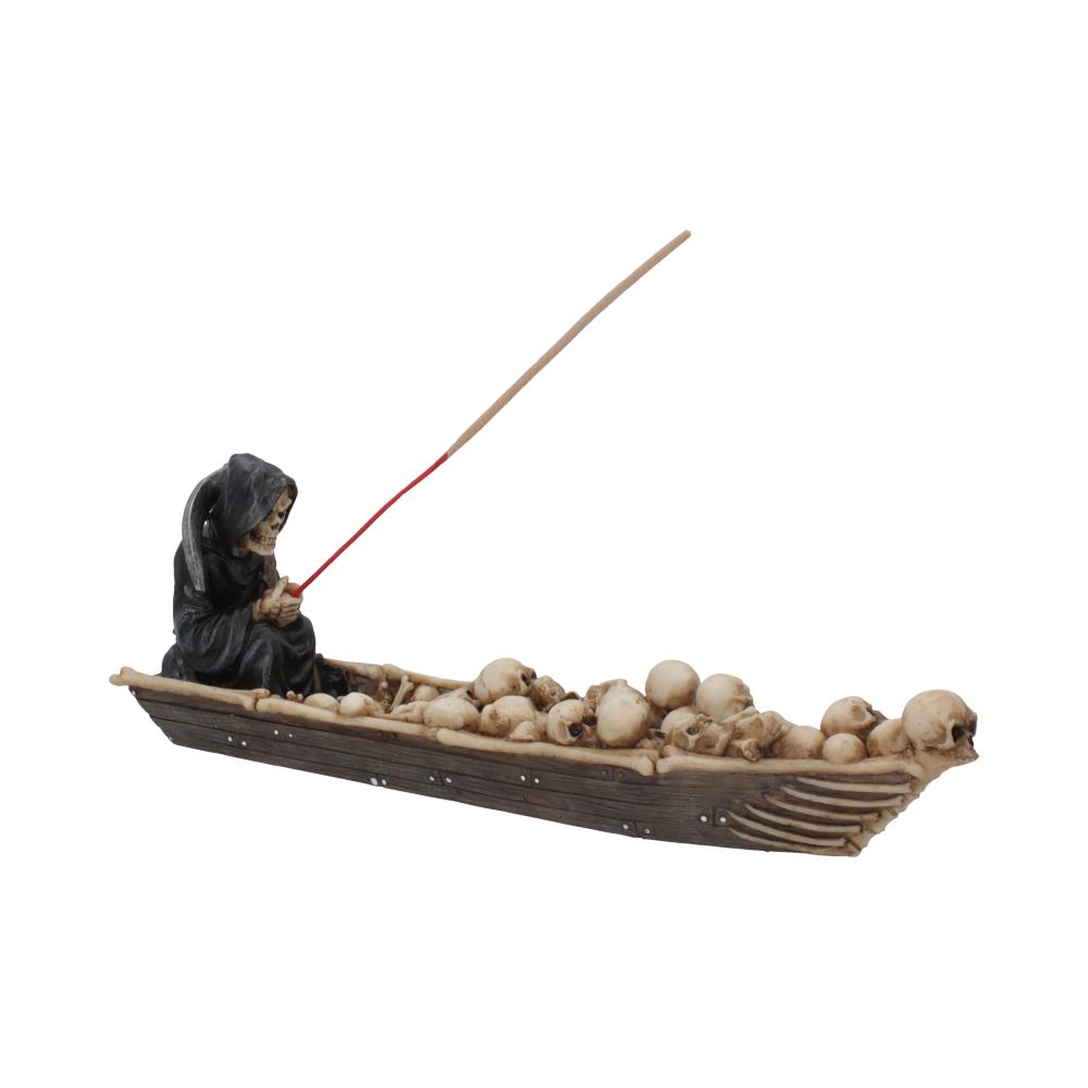 The Ferryman Grim Reaper River Styx Skeleton Incense Holder 1
