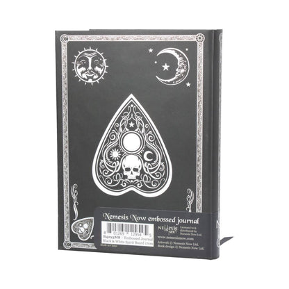 Embossed Journal Black and White Spirit Board 17cm 5