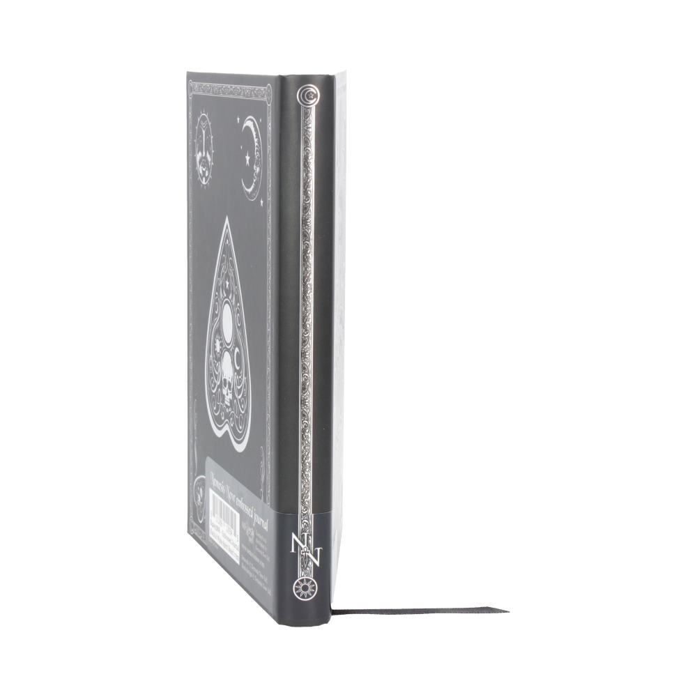 Embossed Journal Black and White Spirit Board 17cm 6