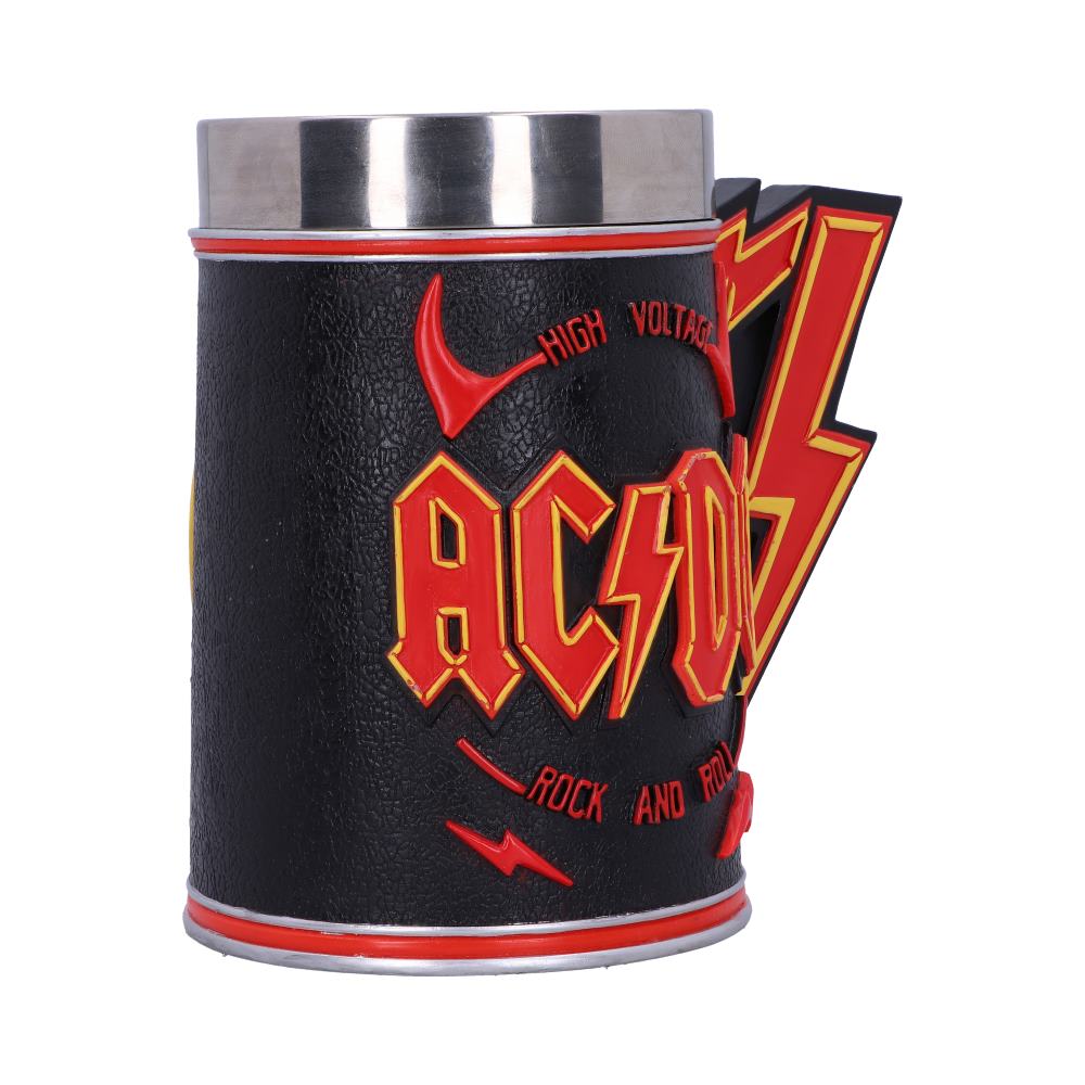 ACDC High Voltage Rock and Roll Tankard Lighting Horns Mug 3