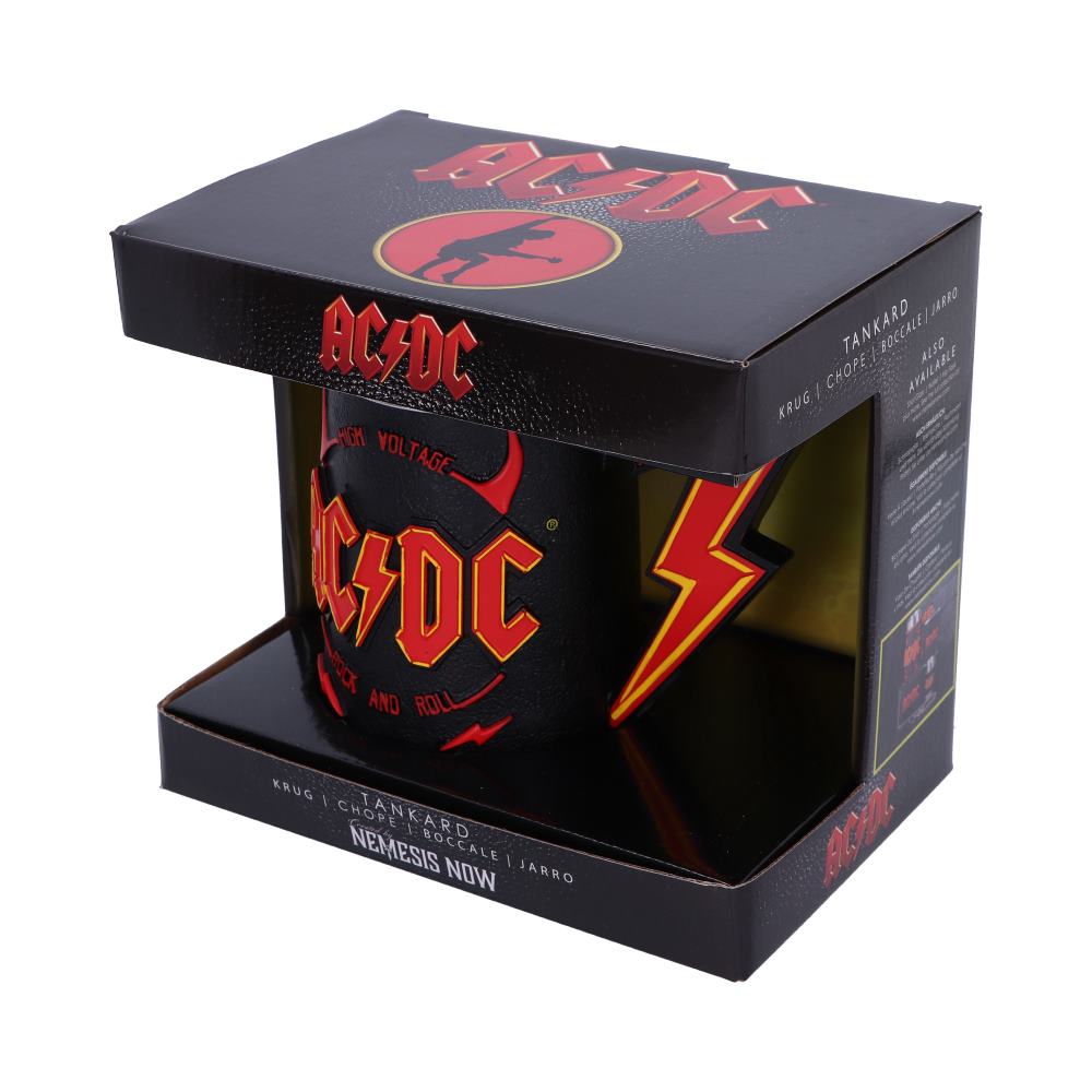 ACDC High Voltage Rock and Roll Tankard Lighting Horns Mug 7