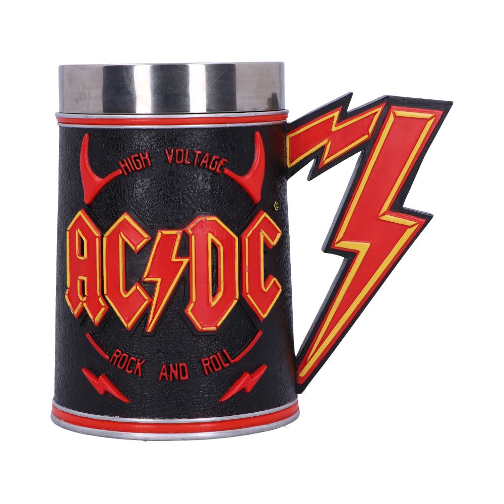 ACDC High Voltage Rock and Roll Tankard Lighting Horns Mug 1