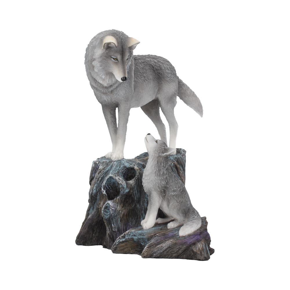 Guidance Ornament Wolf and Pup Figurine by Lisa Parker 25cm 1