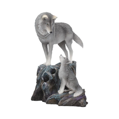 Guidance Ornament Wolf and Pup Figurine by Lisa Parker 25cm 1