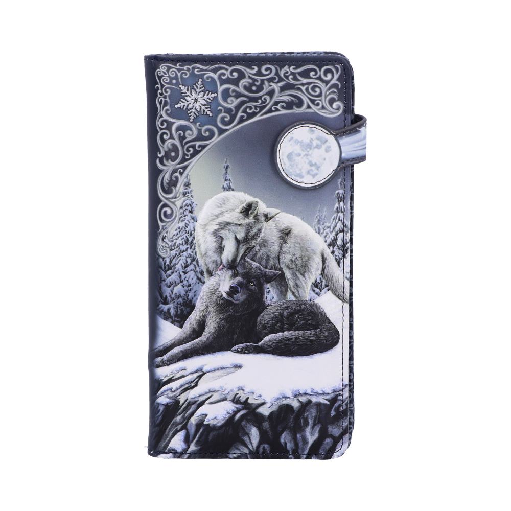 Lisa Parker Snow Kisses Wolf Embossed Purse 18.5cm 1