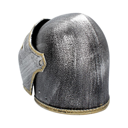 Pack of 3 Silver Knight Bascinet Helmet 20.5cm x 27cm 15cm 3