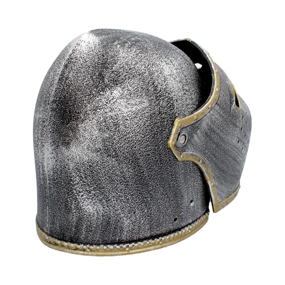 Pack of 3 Silver Knight Bascinet Helmet 20.5cm x 27cm 15cm 4