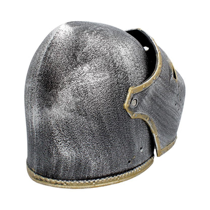 Pack of 3 Silver Knight Bascinet Helmet 20.5cm x 27cm 15cm 4