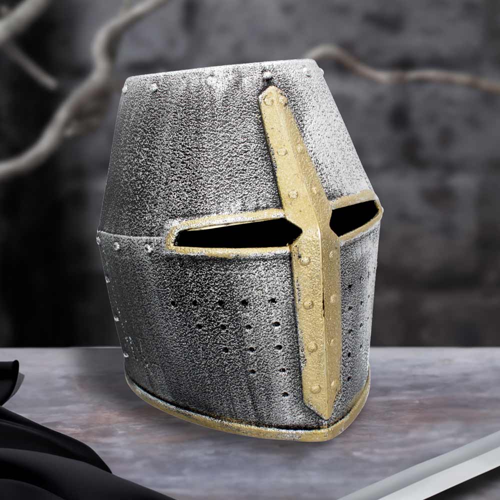 Silver Knight Crusader Helmet Pack of 3 6
