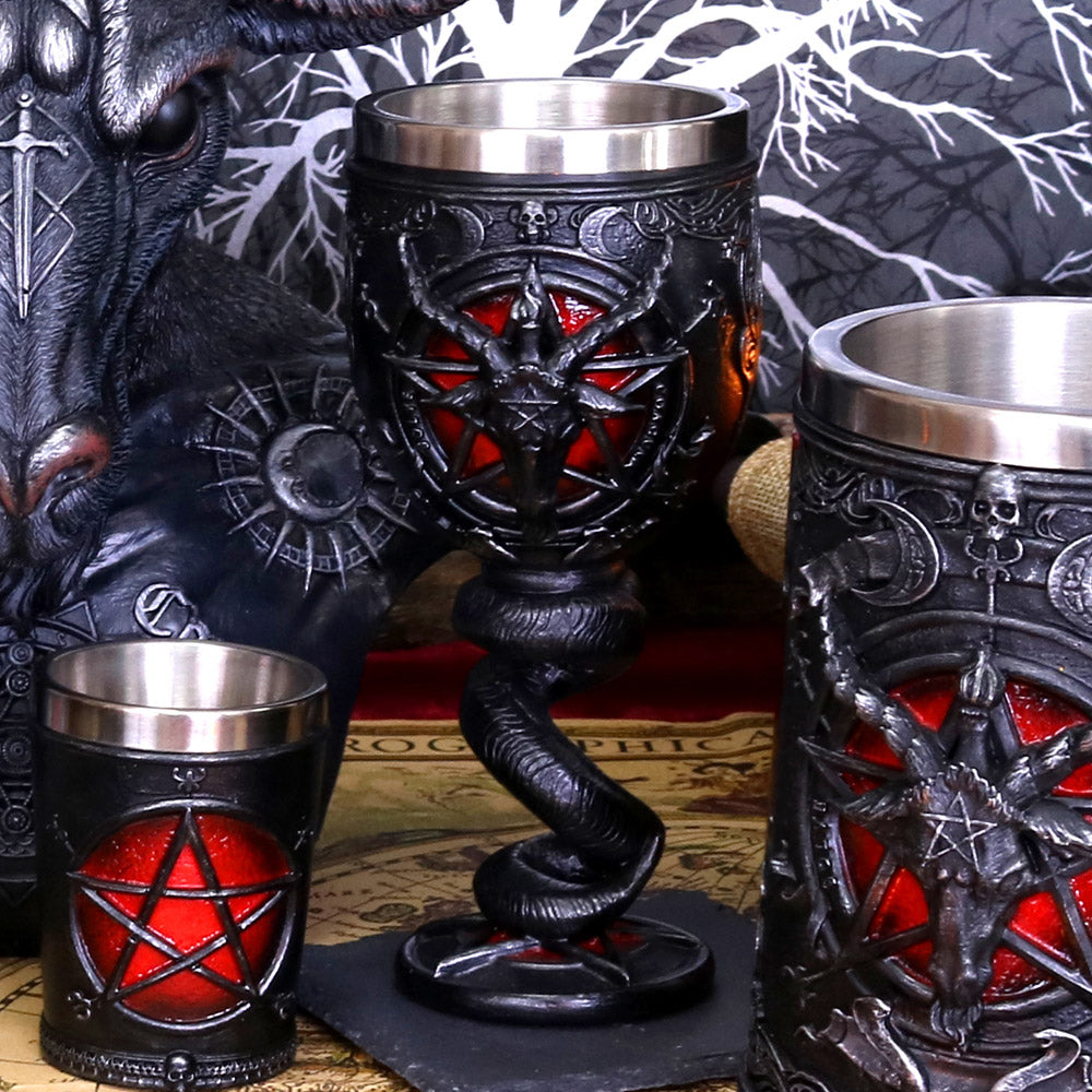 Baphomet Sabbatic Goat Diety Goblet 16cm 9