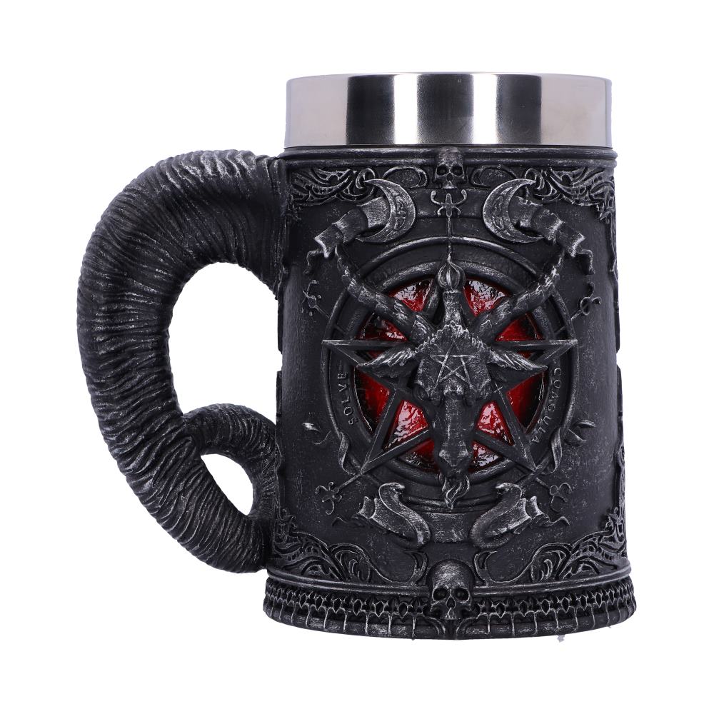 Baphomet Sabatic Goat Diety Tankard 16.5cm 4