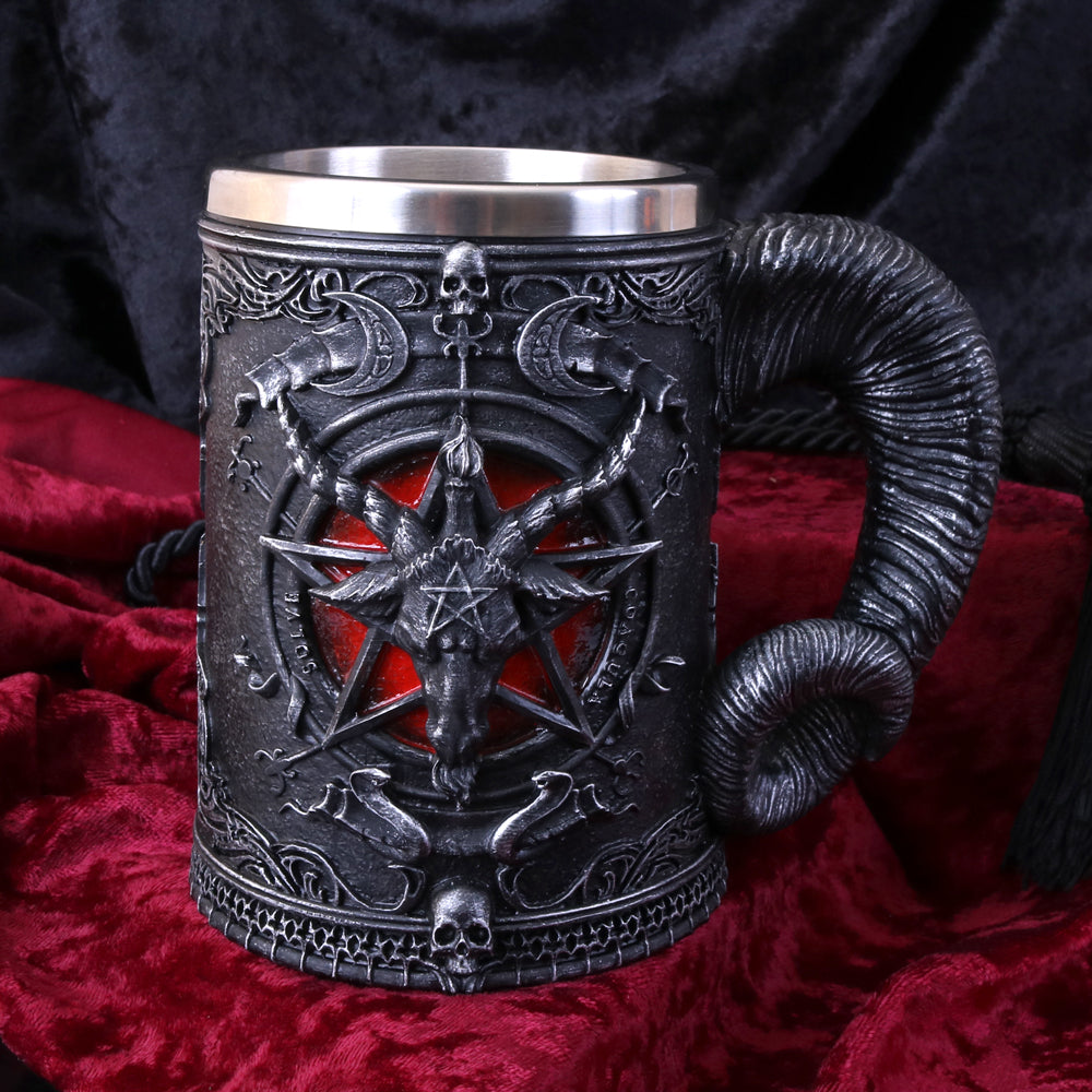 Baphomet Sabatic Goat Diety Tankard 16.5cm 7