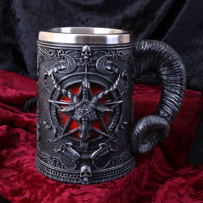 Baphomet Sabatic Goat Diety Tankard 16.5cm 7