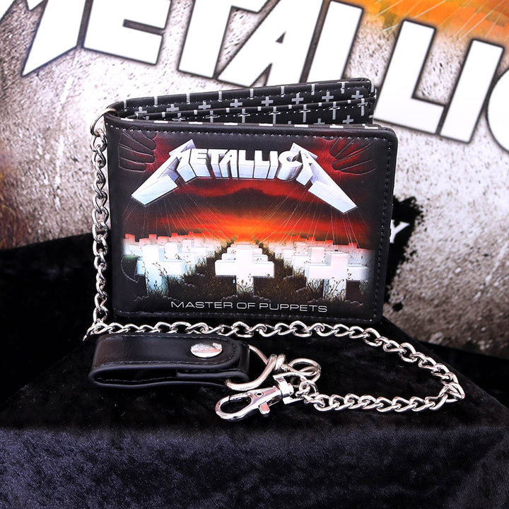 Metallica Master of Puppets Album Wallet with Chain Officially Licensed