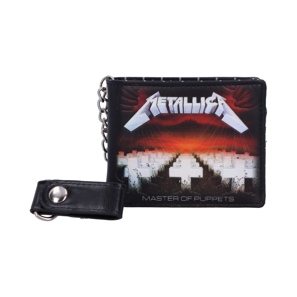 Metallica Master of Puppets Album Wallet with Chain Officially Licensed 1