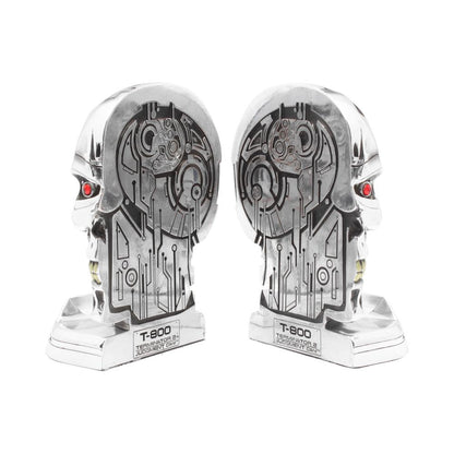 T800 Terminator 2 Judgement Day T2 Head Bookends 18.5cm 3
