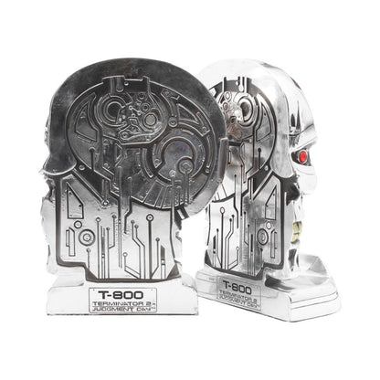 T800 Terminator 2 Judgement Day T2 Head Bookends 18.5cm 4