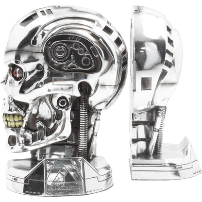 T800 Terminator 2 Judgement Day T2 Head Bookends 18.5cm 5