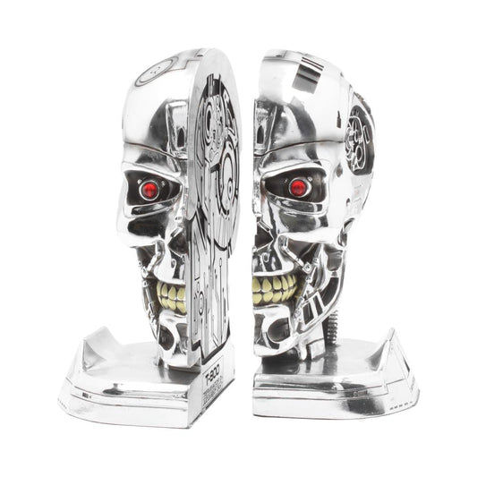 T800 Terminator 2 Judgement Day T2 Head Bookends 18.5cm 1