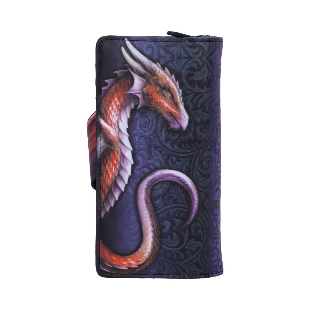 Take Flight Flying Gold Dragon Embossed Purse Red 18.5cm 3