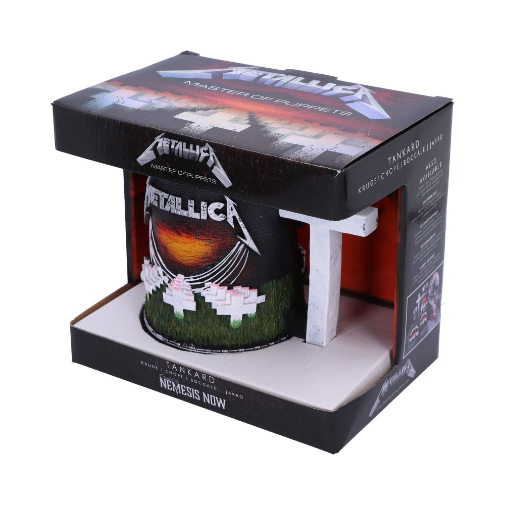 Metallica Master of Puppets Album Tankard Officially Licensed