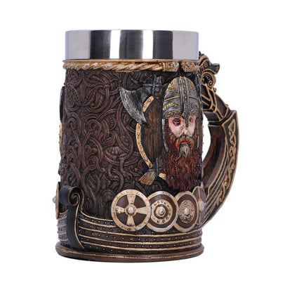 Drakkar Viking Dragon Boat Tankard 15cm 4