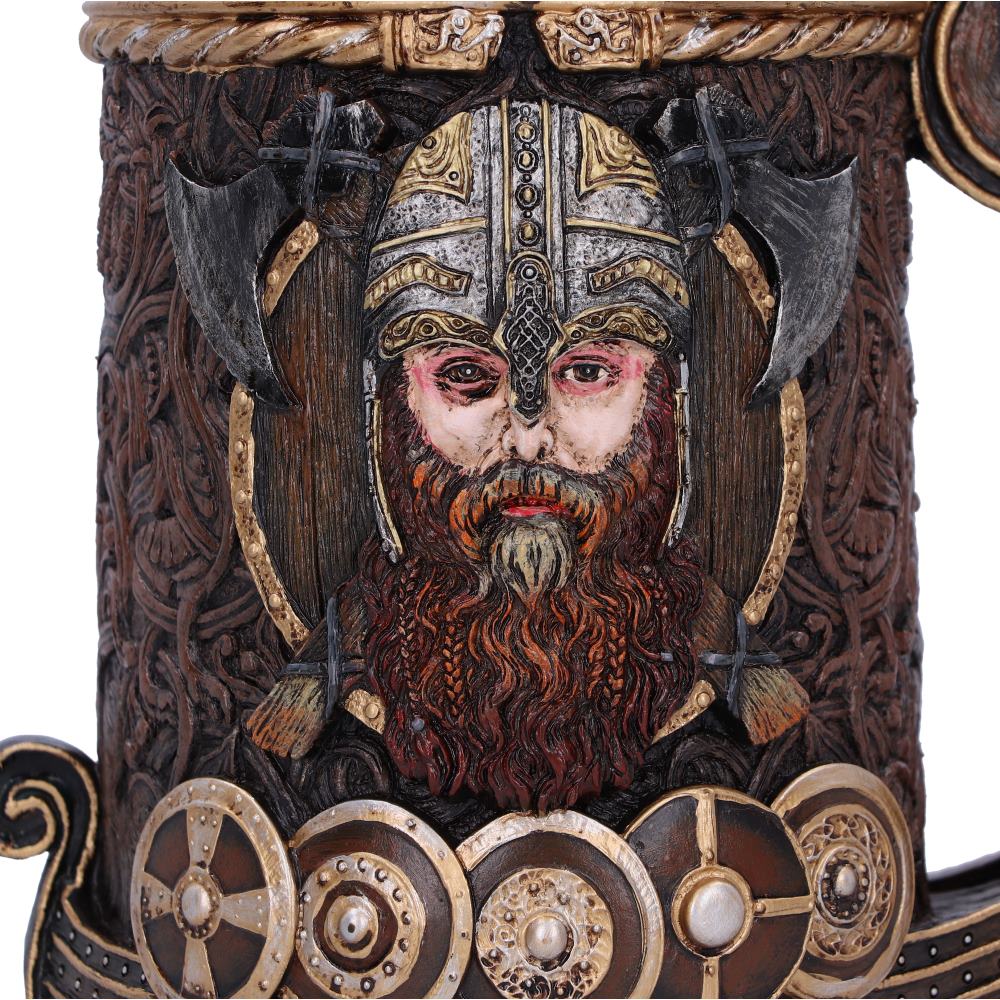 Drakkar Viking Dragon Boat Tankard 15cm 5