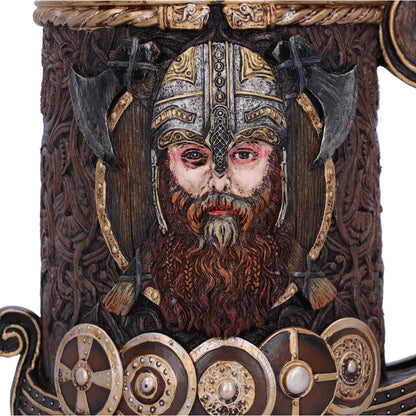 Drakkar Viking Dragon Boat Tankard 15cm 5