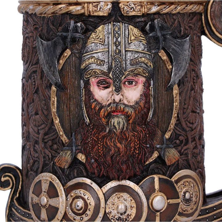 Drakkar Viking Dragon Boat Tankard 15cm 5