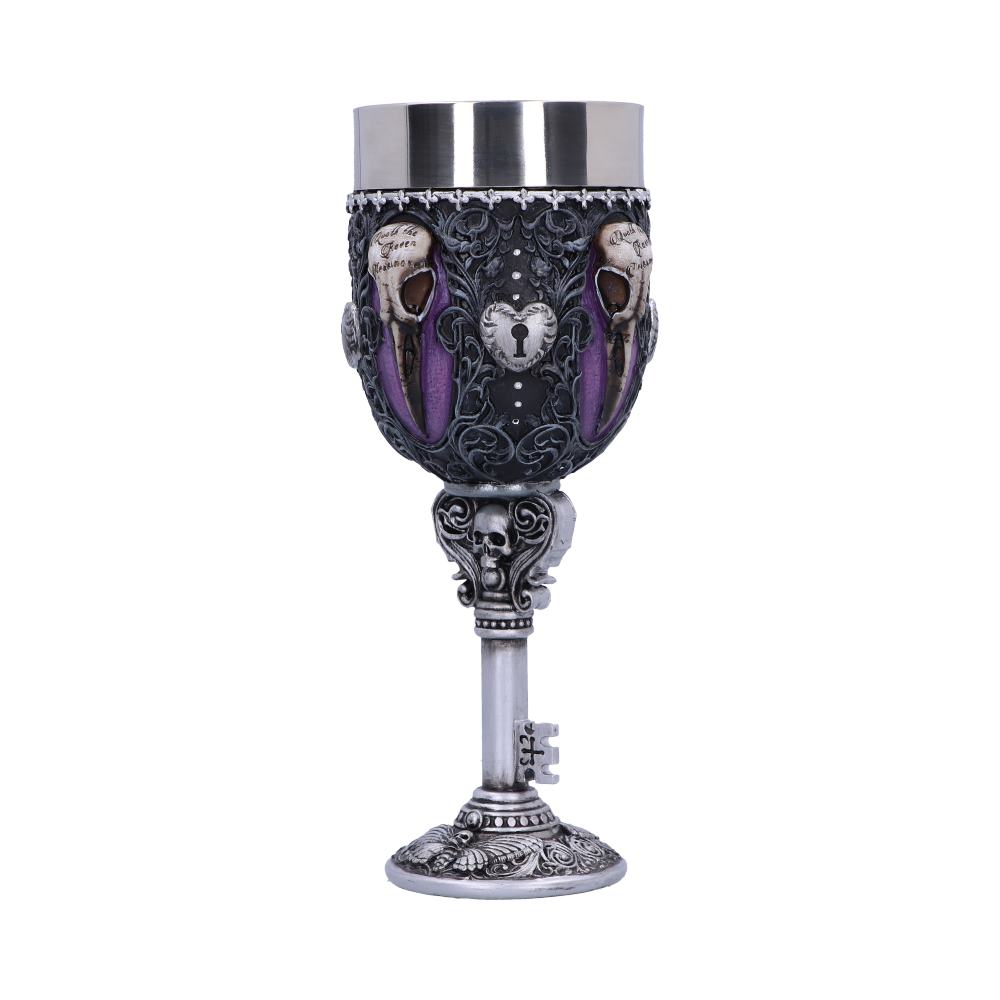 Edgar Allen Poe Nevermore Raven Goblet 18cm Drinking Cup 2