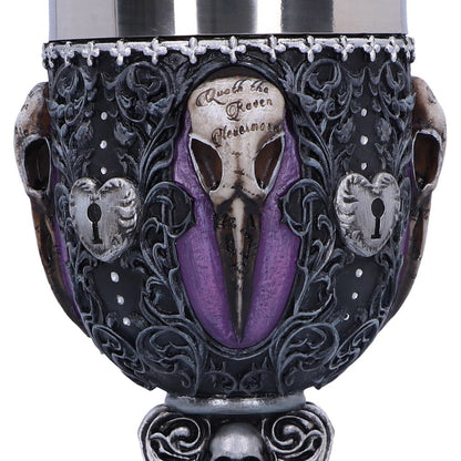 Edgar Allen Poe Nevermore Raven Goblet 18cm Drinking Cup 5
