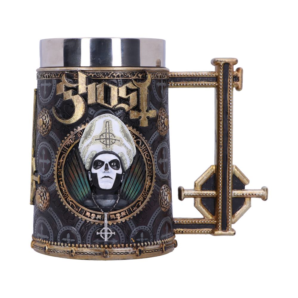 Licensed Ghost Papa Emeritus III Gold Tankard Meliora 1