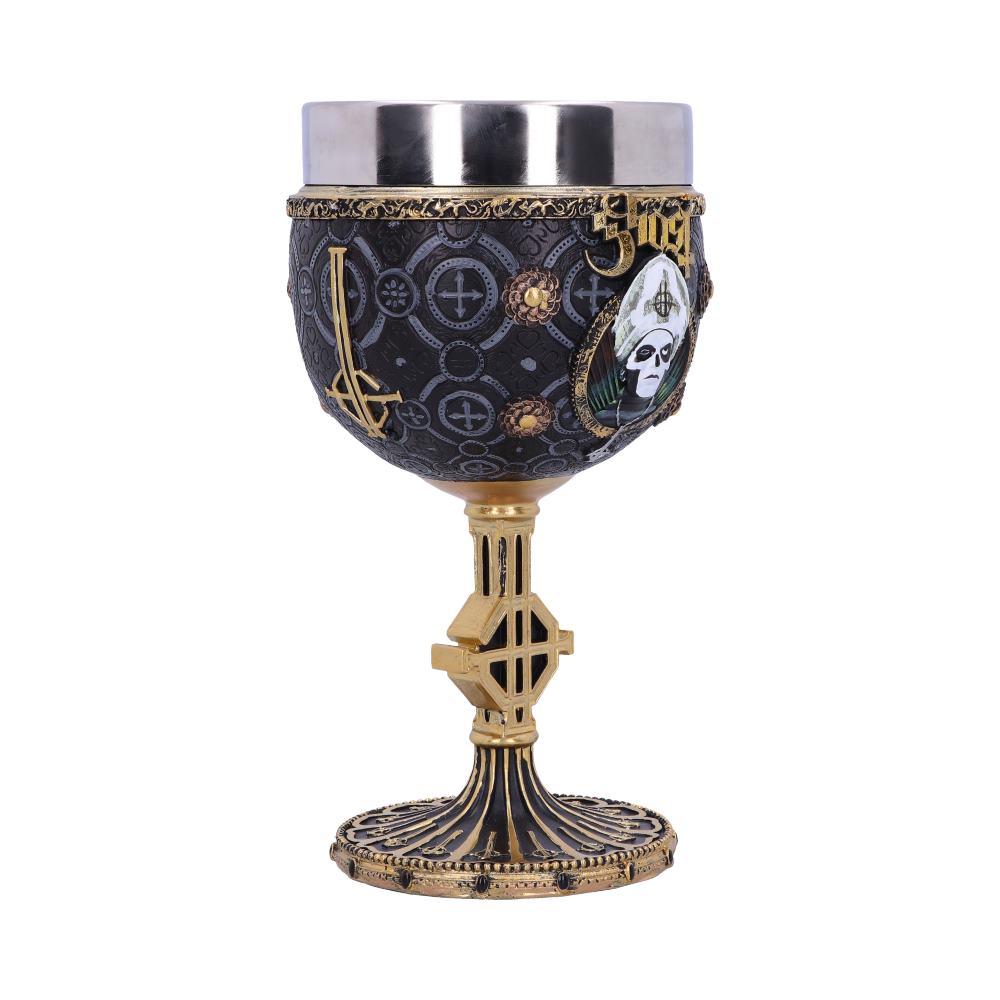 Licensed Ghost Papa Emeritus III Gold Goblet Meliora Chalice 4