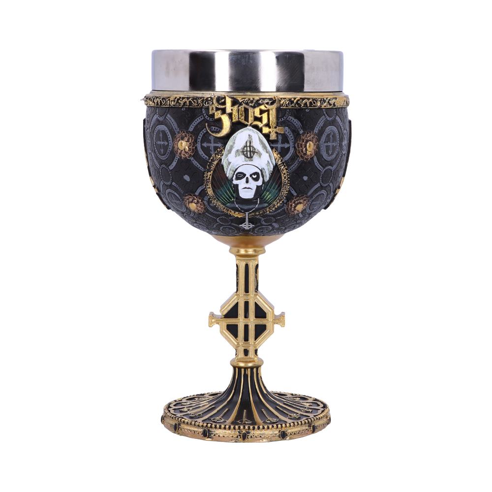 Licensed Ghost Papa Emeritus III Gold Goblet Meliora Chalice 1