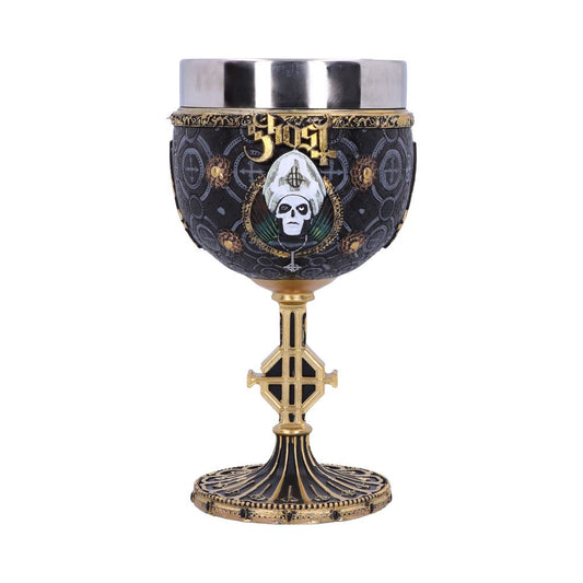 Licensed Ghost Papa Emeritus III Gold Goblet Meliora Chalice 1