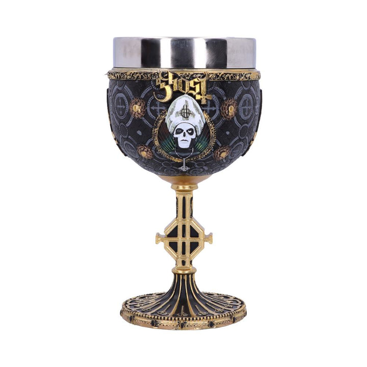 Licensed Ghost Papa Emeritus III Gold Goblet Meliora Chalice 1