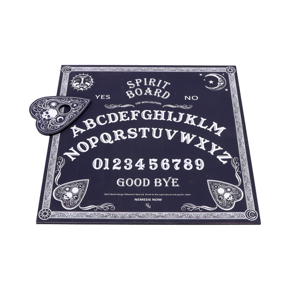 Black and White Spirit Board with Planchette
