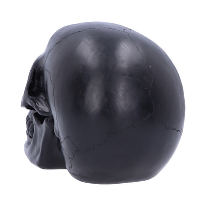 Geode Skull Black Red Gothic Glitter Figurine 17cm 3