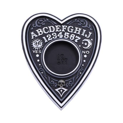 Black and White Spirit Board Tea Light Holder 9.5cm 1