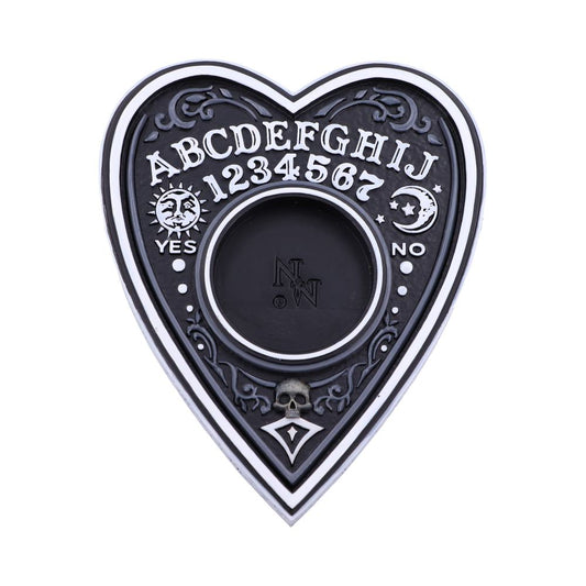 Black and White Spirit Board Tea Light Holder 9.5cm 1